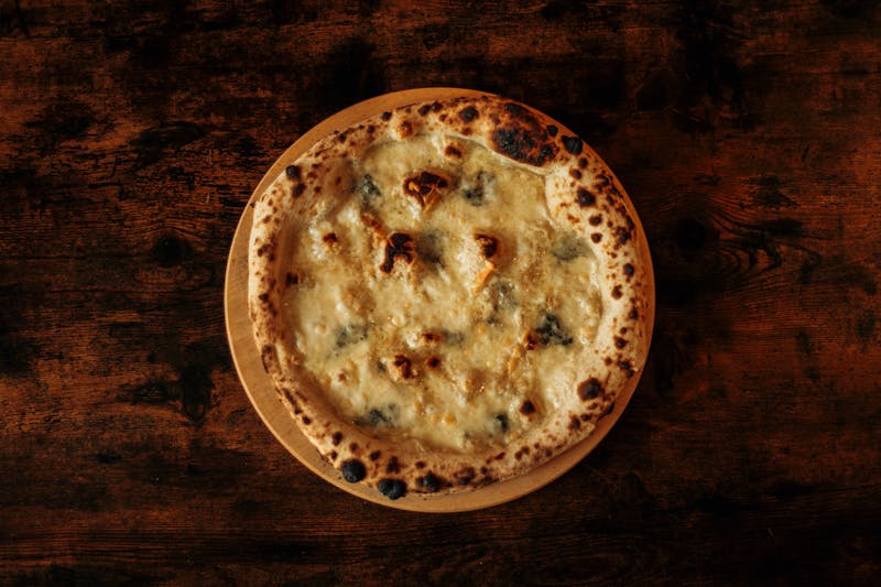 BBQ Chicken pizza from Dewey's with smoky barbecue sauce